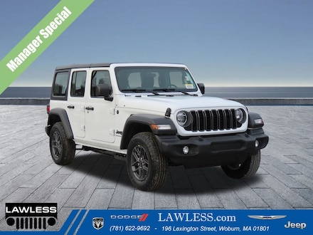 2026 Jeep Wrangler Sport Sport Utility for sale in Woburn, MA Bright White Clearcoat Gasoline