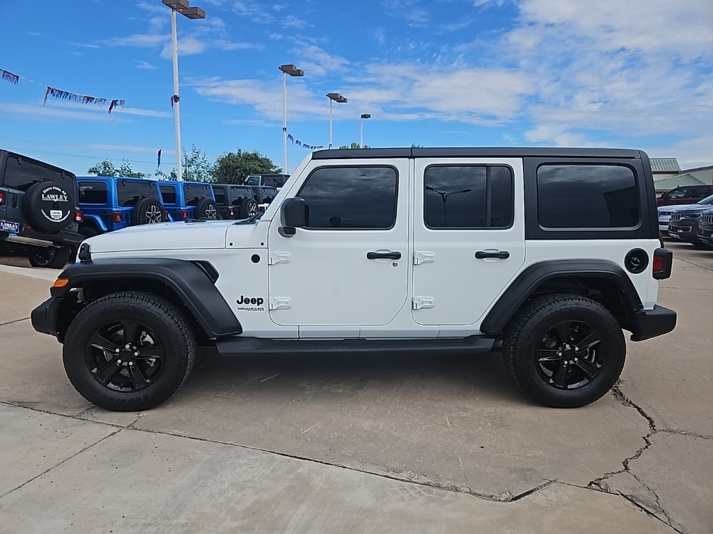 Used 2022 Jeep Wrangler Unlimited Altitude with VIN 1C4HJXDG9NW114664 for sale in Sierra Vista, AZ