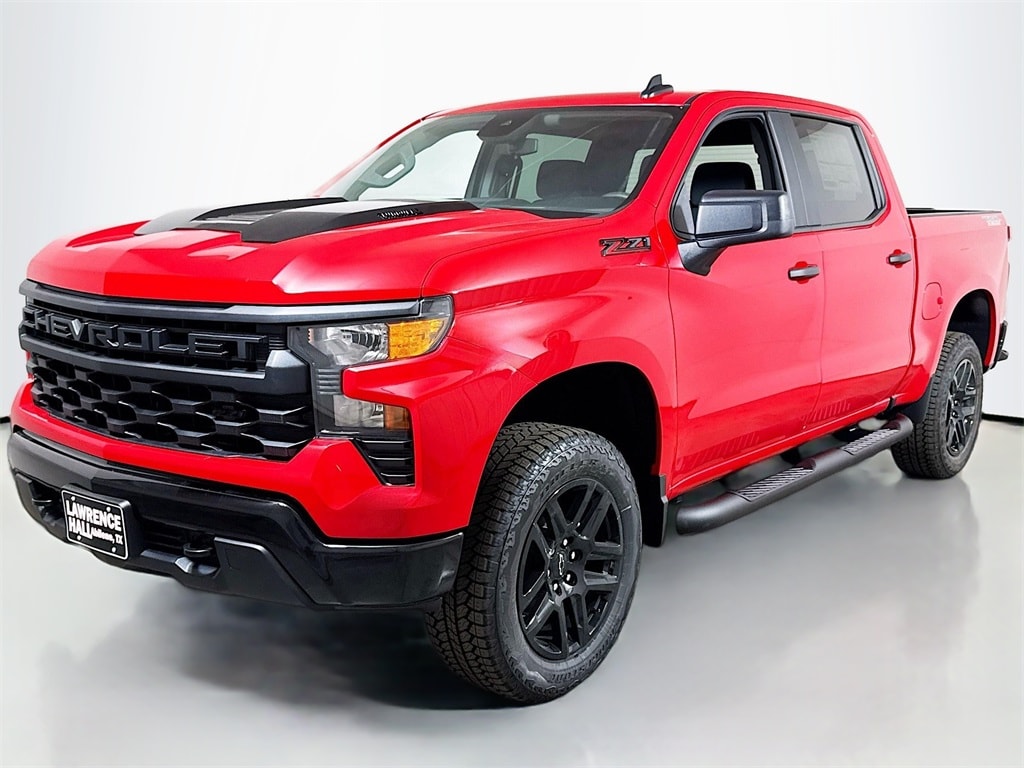 New 2026 Chevrolet Silverado 1500 Custom Trail Boss Truck Crew Cab