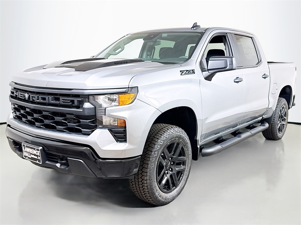 New 2026 Chevrolet Silverado 1500 Custom Trail Boss Truck Crew Cab