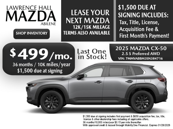 Lawrence Hall Mazda | Local Mazda Dealership in Abilene, TX