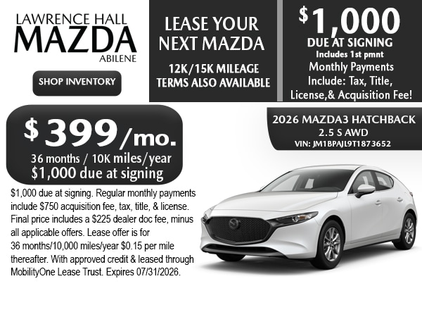 Lawrence Hall Mazda | Local Mazda Dealership in Abilene, TX