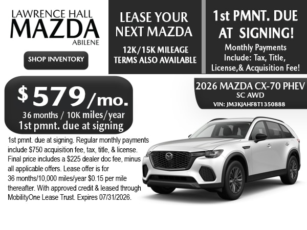 Lawrence Hall Mazda | Local Mazda Dealership in Abilene, TX