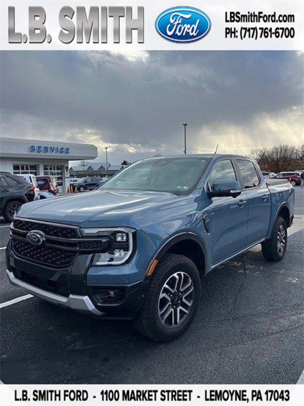 Used 2024 Ford Ranger Lariat Crew Cab Short Bed Truck