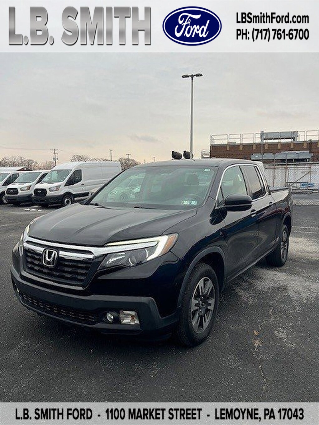 Used 2017 Honda Ridgeline RTL-T Crew Cab Short Bed Truck