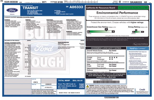 2025 Ford Transit-350 Base Van Medium Roof Van