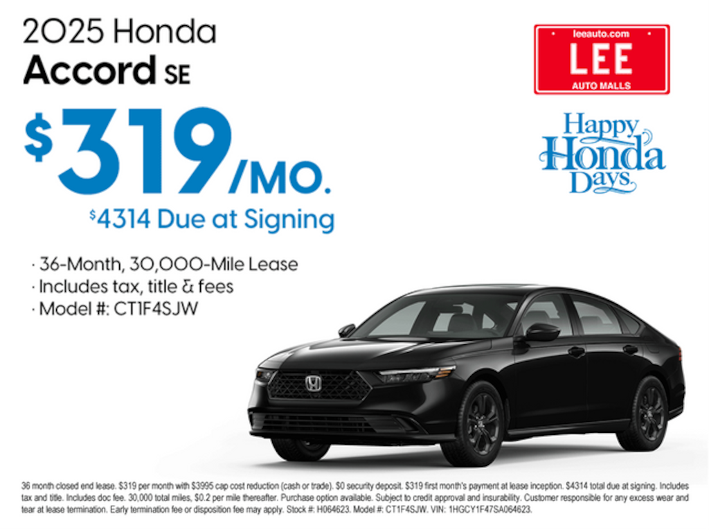 New 2025 Honda Accord Hybrid EX-L Sedan