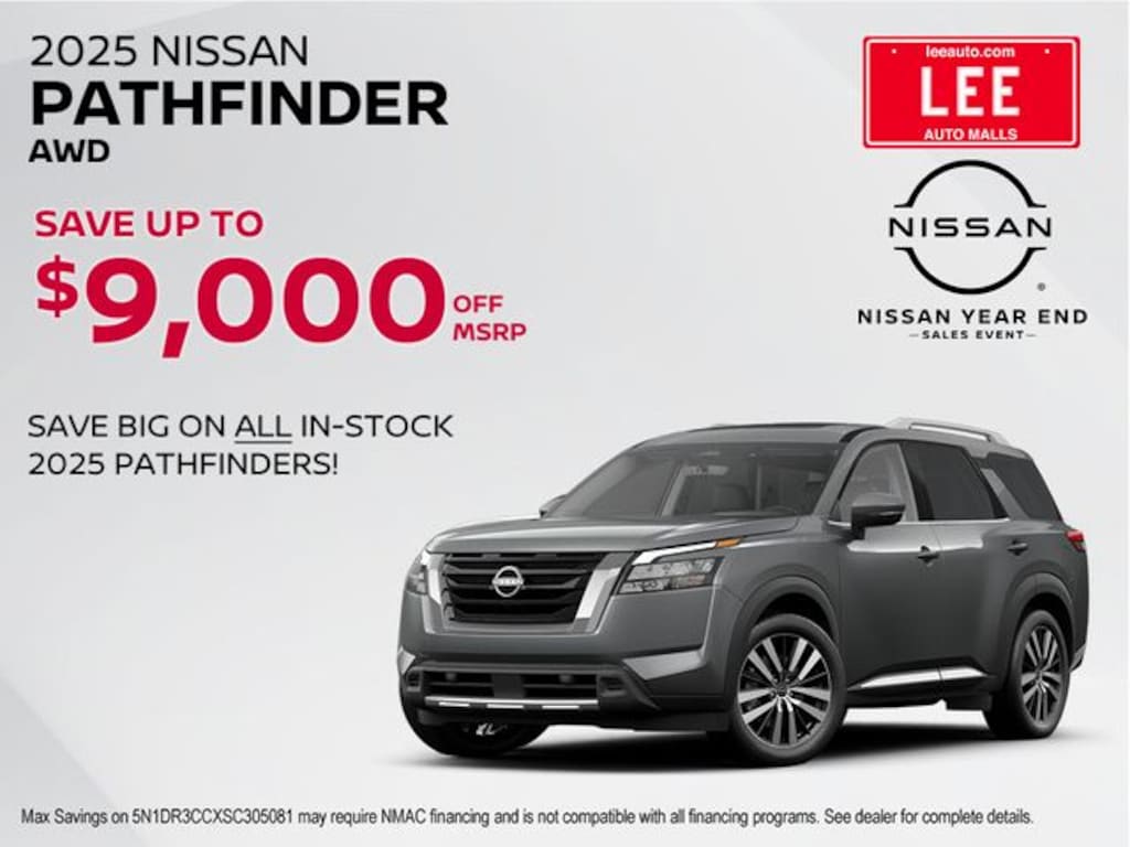 New 2025 Nissan Pathfinder SV SUV