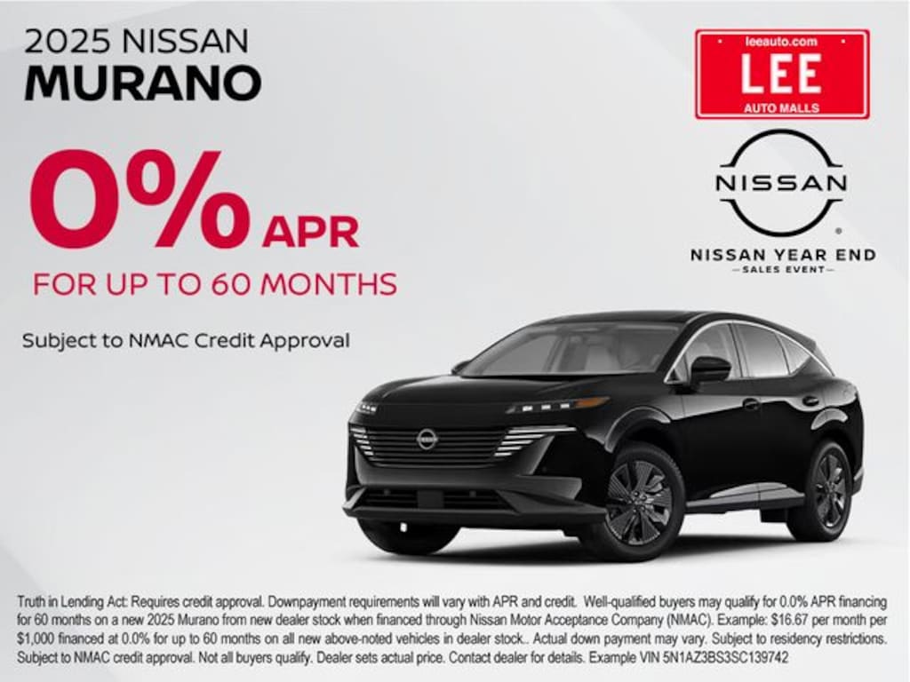 New 2026 Nissan Murano SL SUV
