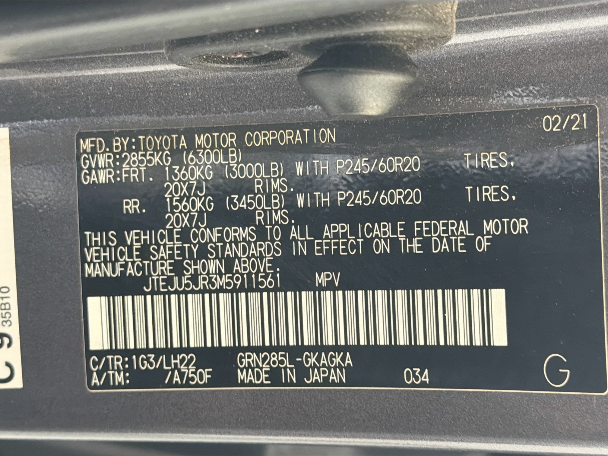 2021 Toyota 4Runner Night Shade - Photo 32