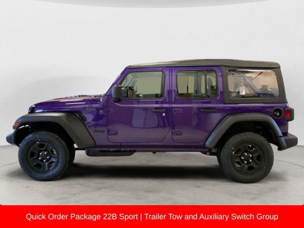 New 2026 Jeep Wrangler 4-DOOR SPORT Sport Utility
