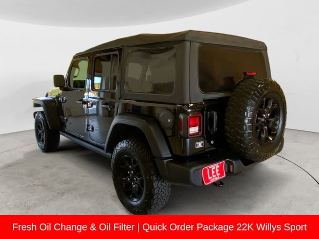 Used 2021 Jeep Wrangler Unlimited Willys SUV