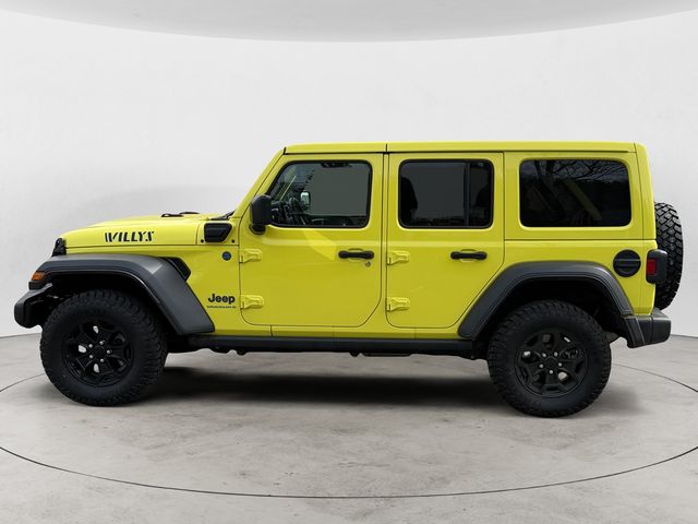 Used 2023 Jeep Wrangler 4xe Willys 4XE with VIN 1C4JJXN65PW591702 for sale in Auburn, ME