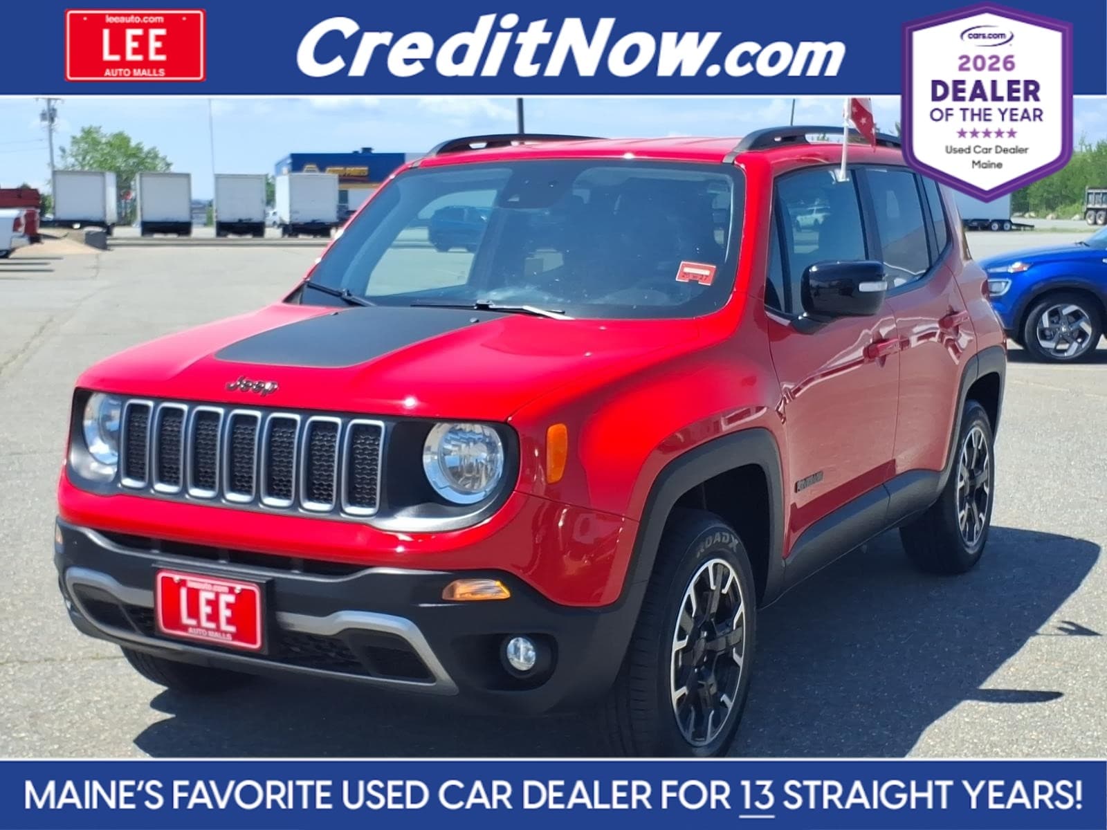 used 2023 Jeep Renegade car, priced at $22,647