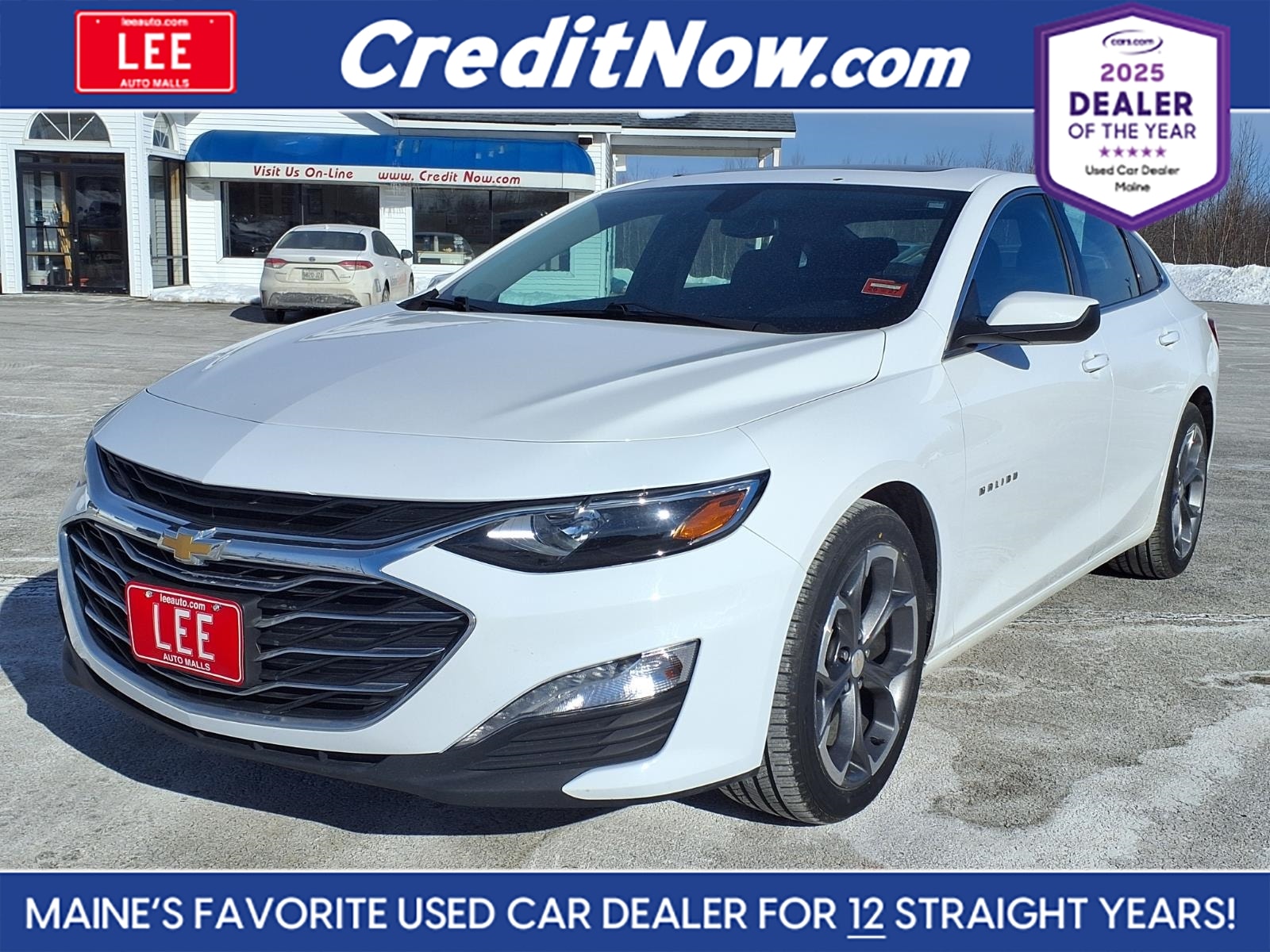 used 2022 Chevrolet Malibu car, priced at $18,555