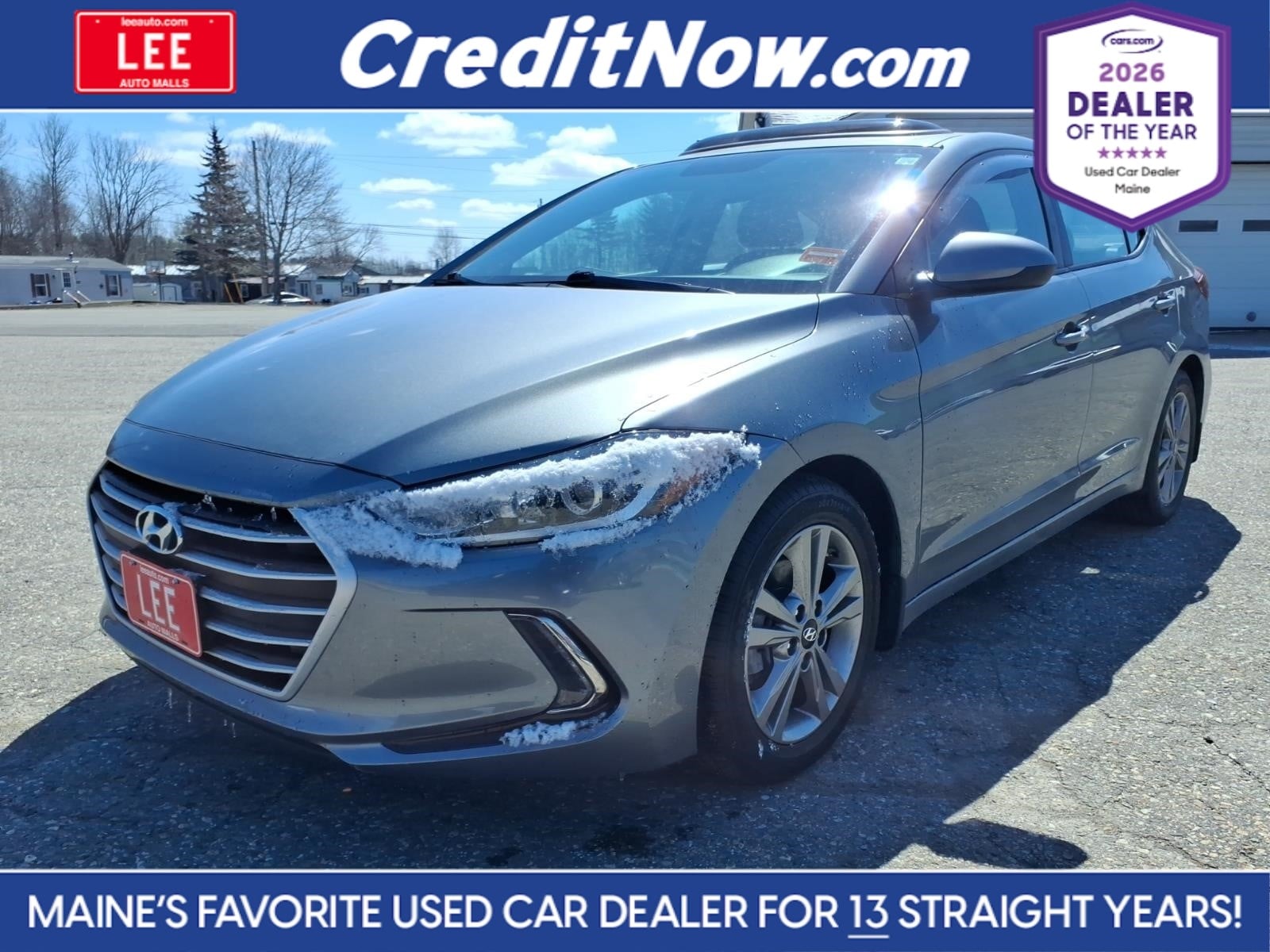 used 2018 Hyundai Elantra car, priced at $16,995