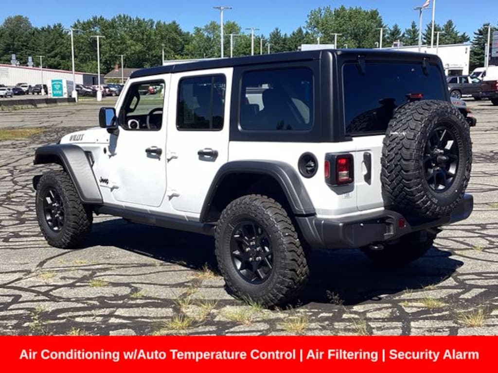 New 2025 Jeep Wrangler 4-DOOR WILLYS Sport Utility