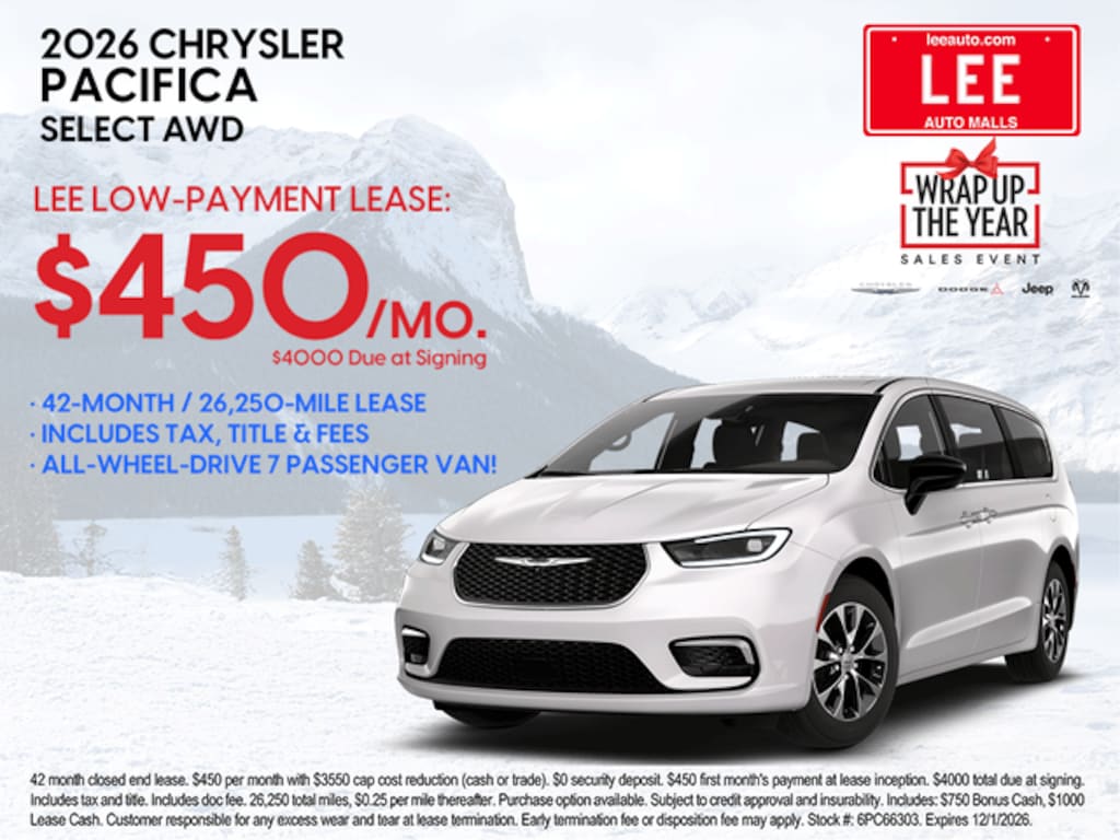 New 2026 Chrysler Pacifica LIMITED AWD Passenger Van