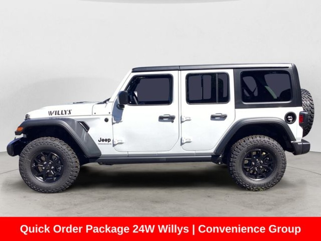 New 2025 Jeep Wrangler 4-DOOR WILLYS Sport Utility