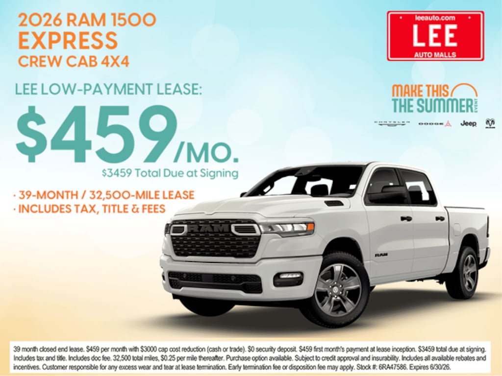 New 2026 Ram 1500 BIG HORN CREW CAB 4X4 5'7 BOX Pickup
