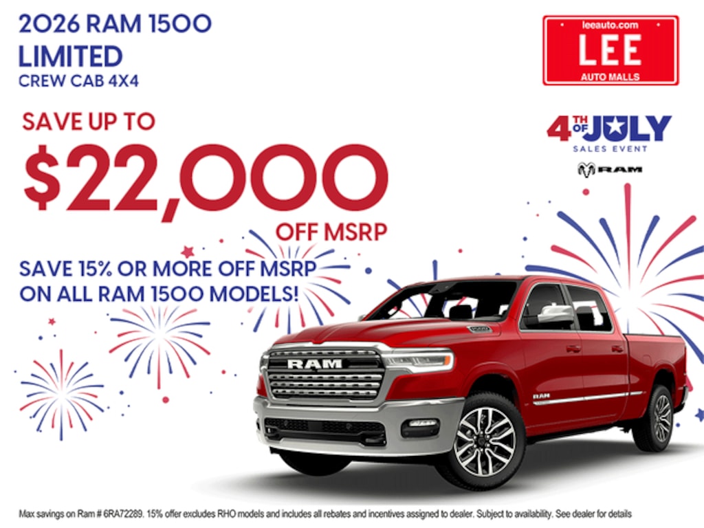 New 2026 Ram 1500 BIG HORN CREW CAB 4X4 6'4 BOX Pickup