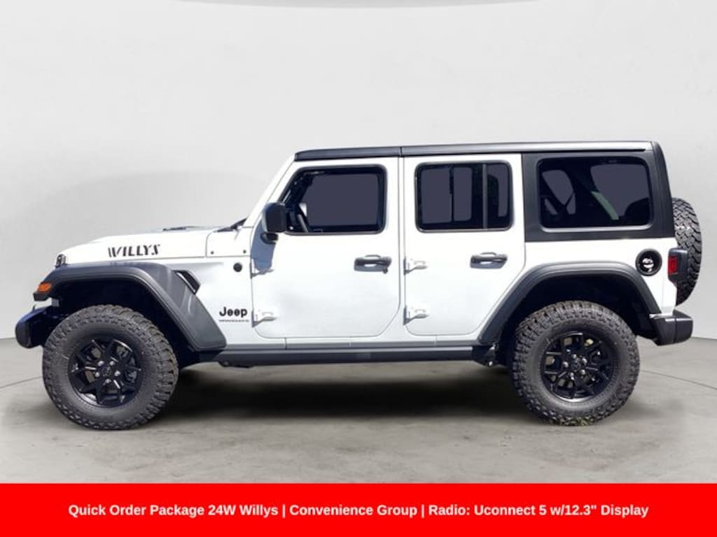 New 2025 Jeep Wrangler 4-DOOR WILLYS Sport Utility