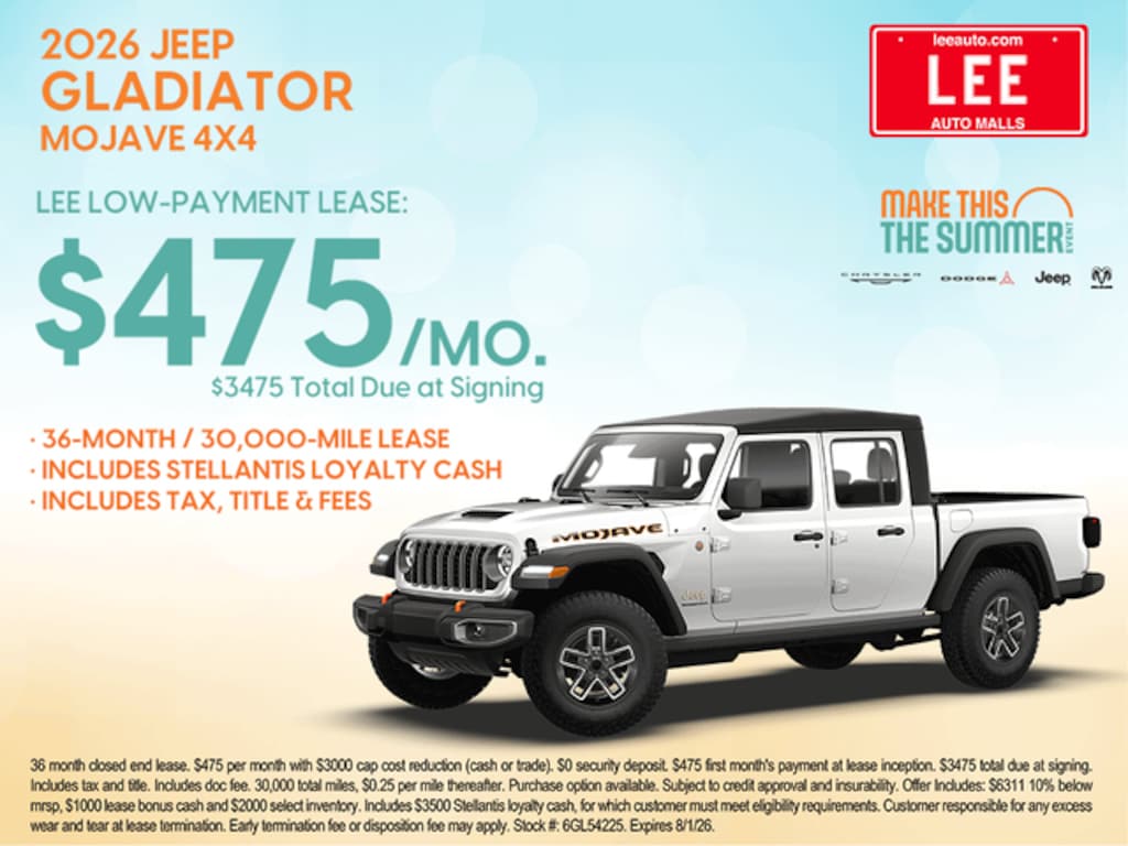 New 2026 Jeep Gladiator WILLYS '41 4X4 Pickup