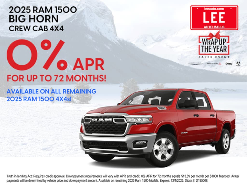 New 2025 Ram 1500 TRADESMAN CREW CAB 4X4 5'7 BOX Pickup