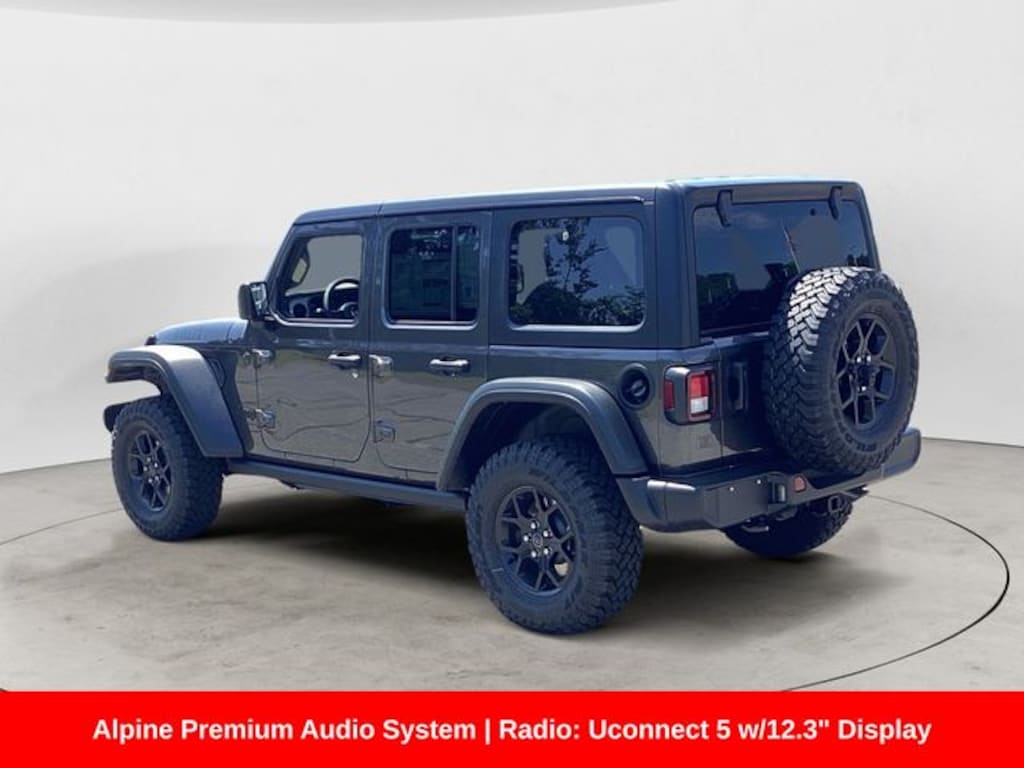 New 2025 Jeep Wrangler 4-DOOR WILLYS Sport Utility