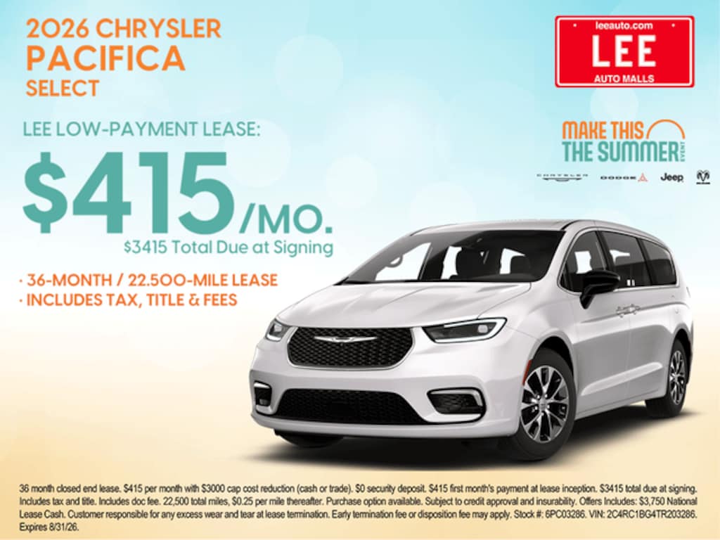 New 2026 Chrysler Pacifica LIMITED AWD Passenger Van