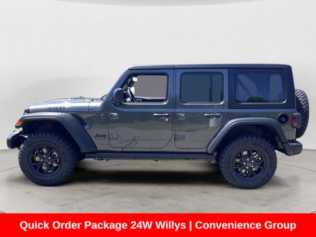 New 2025 Jeep Wrangler 4-DOOR WILLYS Sport Utility
