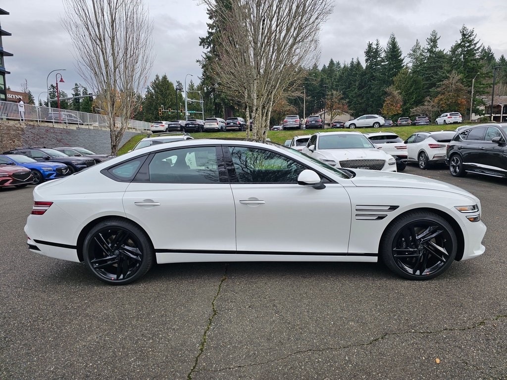 New 2026 Genesis G80 3.5T Prestige Black Sedan