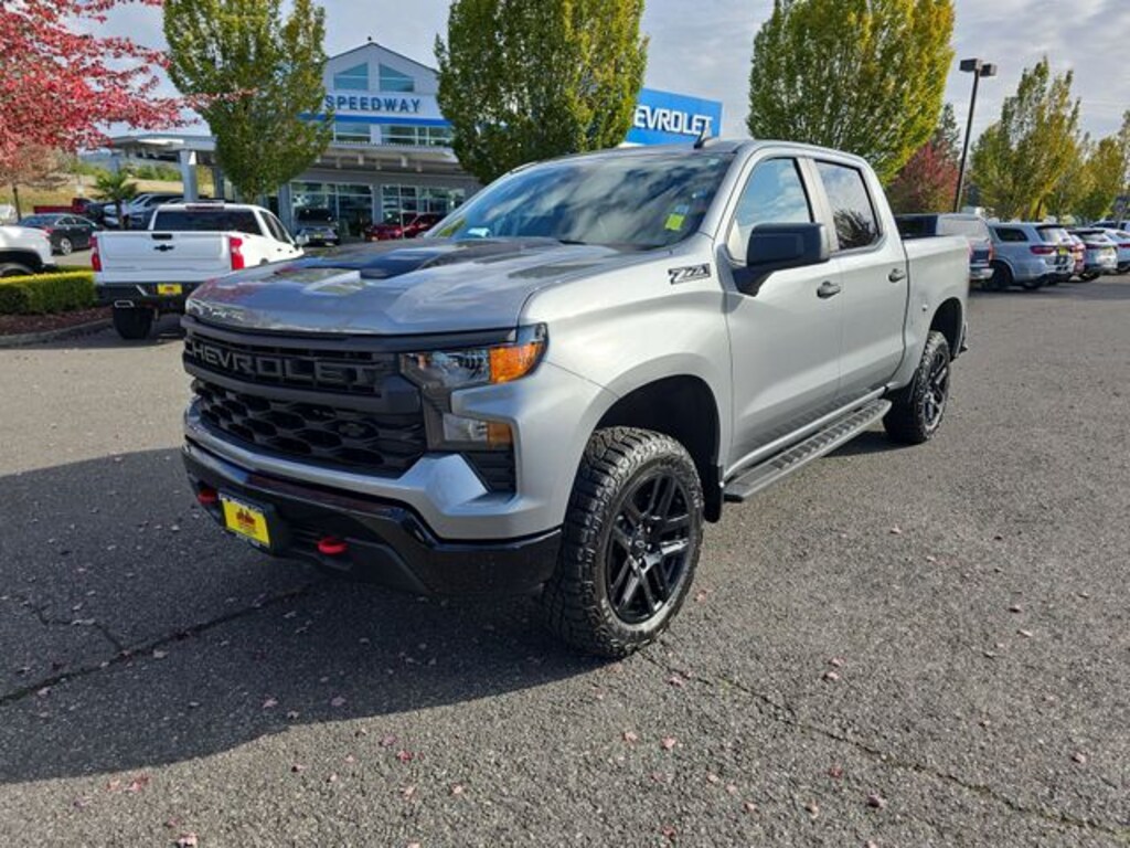 Used 2024 Chevrolet Silverado 1500 Custom Trail Boss Truck Crew Cab