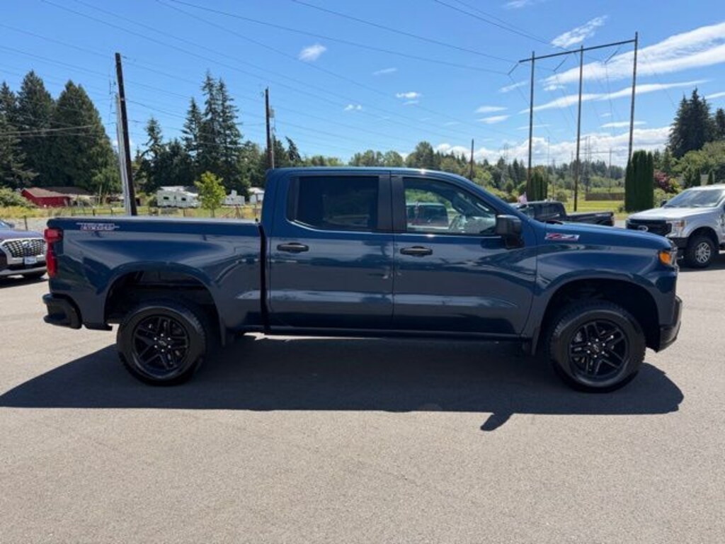 Used 2019 Chevrolet Silverado 1500 Custom Trail Boss Truck Crew Cab