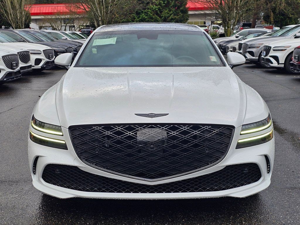 New 2026 Genesis G80 3.5T Prestige Black Sedan