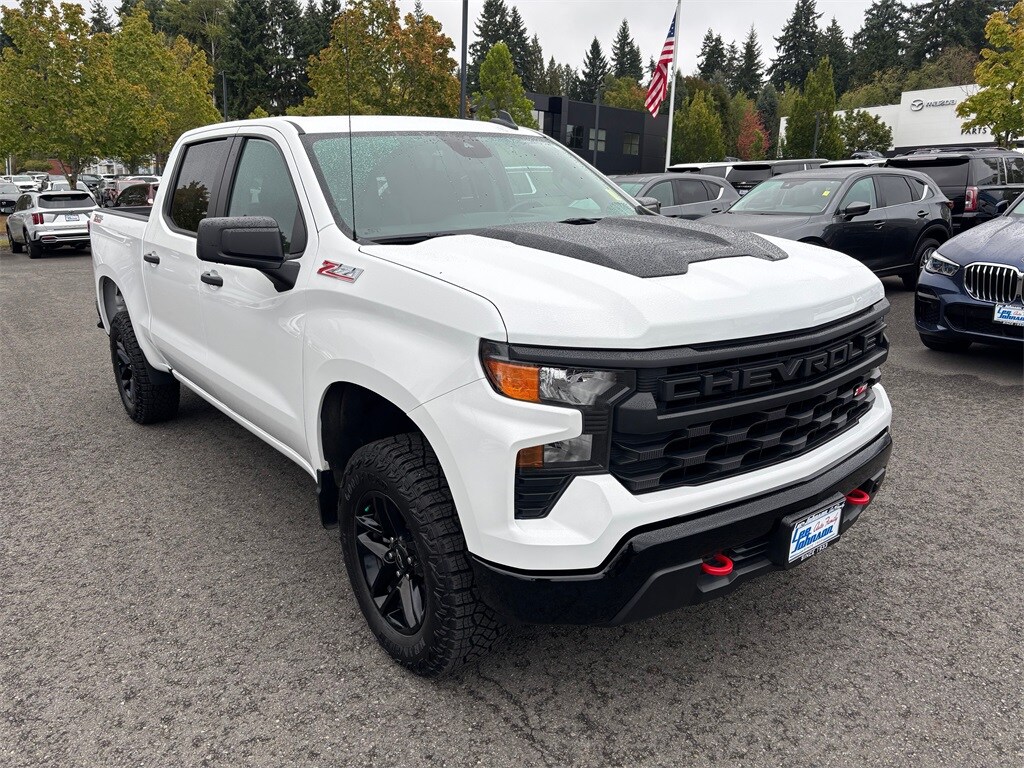 Used 2024 Chevrolet Silverado 1500 Custom Trail Boss Truck Crew Cab