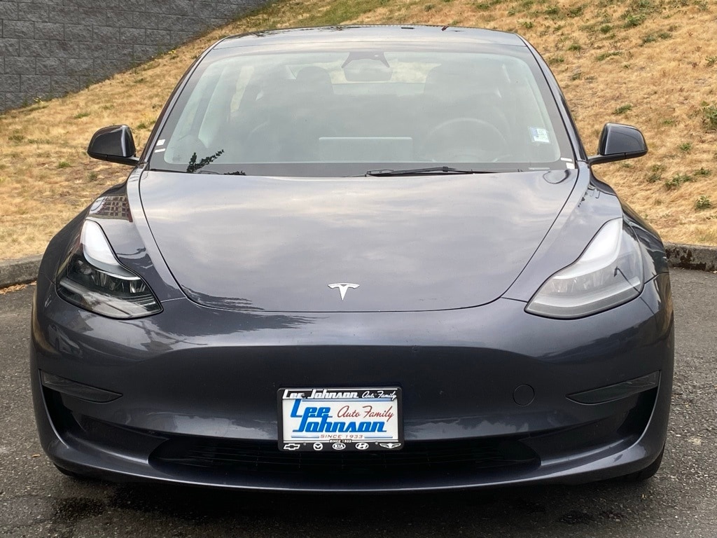 Used 2023 Tesla Model 3 Base with VIN 5YJ3E1EA1PF457742 for sale in Kirkland, WA