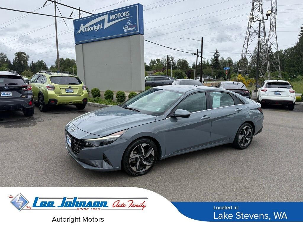 Used 2021 Hyundai Elantra HEV Limited Sedan