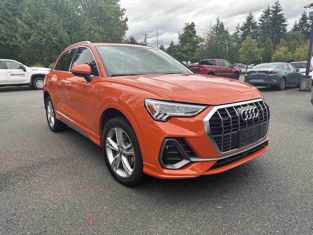 Used 2020 Audi Q3 S Line Premium Plus with VIN WA1EECF39L1007001 for sale in Kirkland, WA