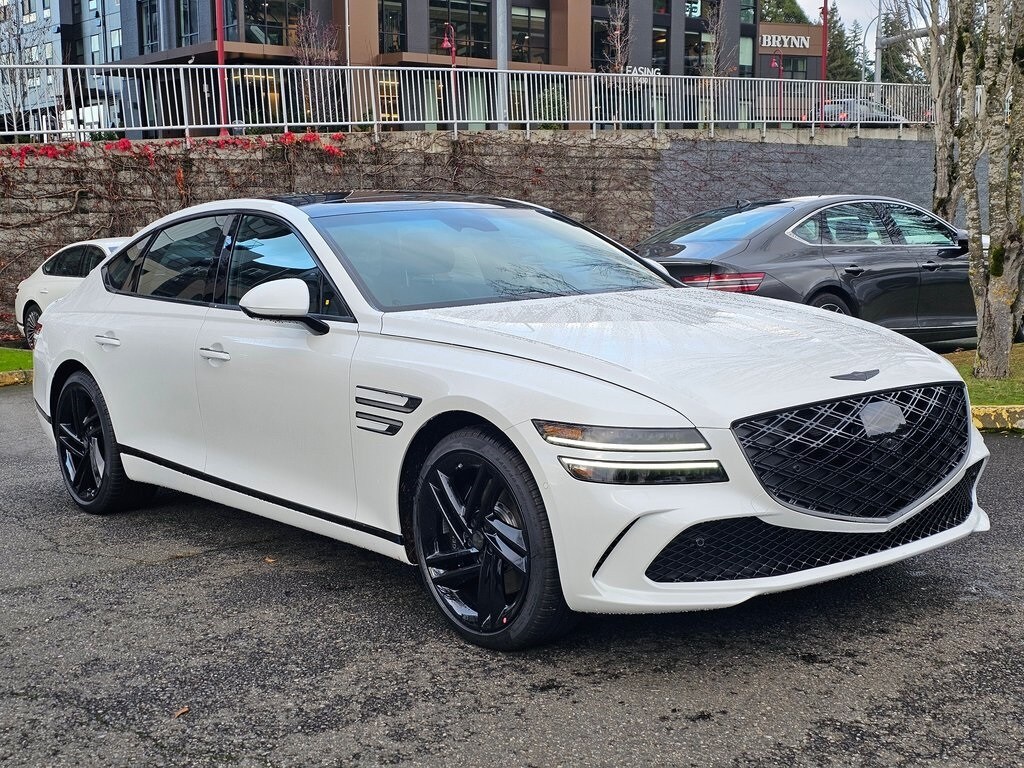 New 2026 Genesis G80 3.5T Prestige Black Sedan