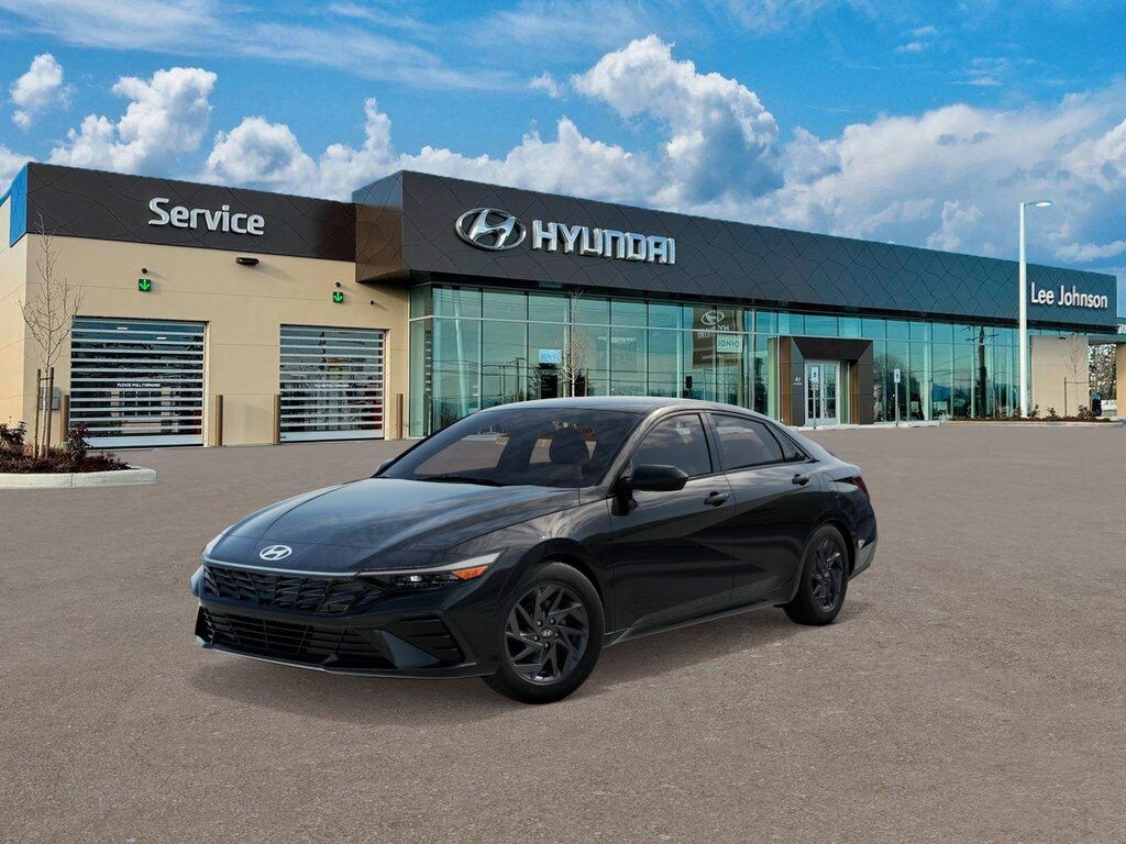 Certified 2025 Hyundai Elantra Hybrid Blue Sedan