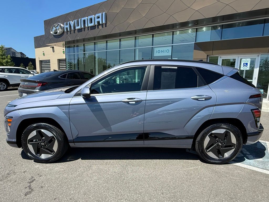 Certified 2025 Hyundai Kona EV Limited with VIN KM8HE3A65SU029137 for sale in Everett, WA