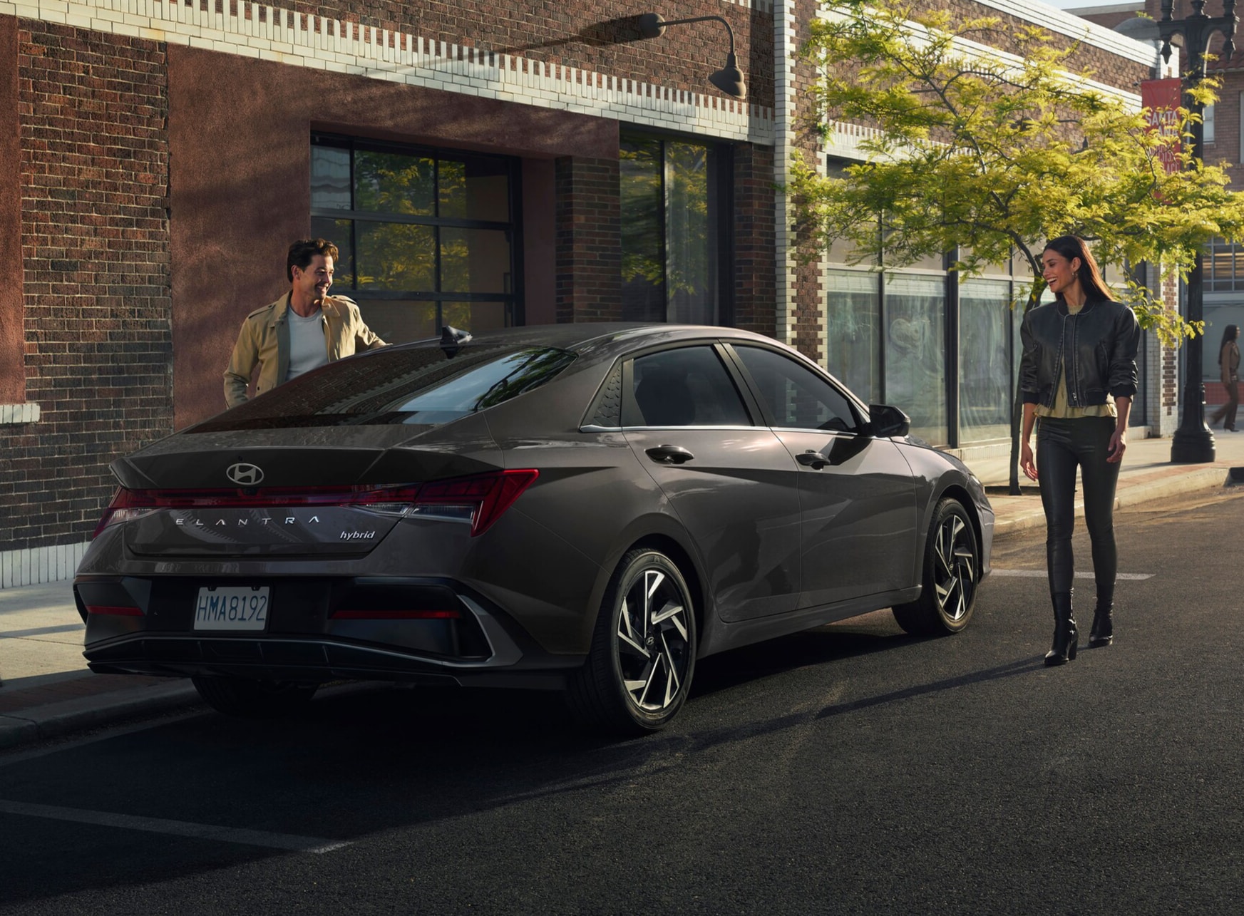 2025 Hyundai Elantra Hybrid parked on side street