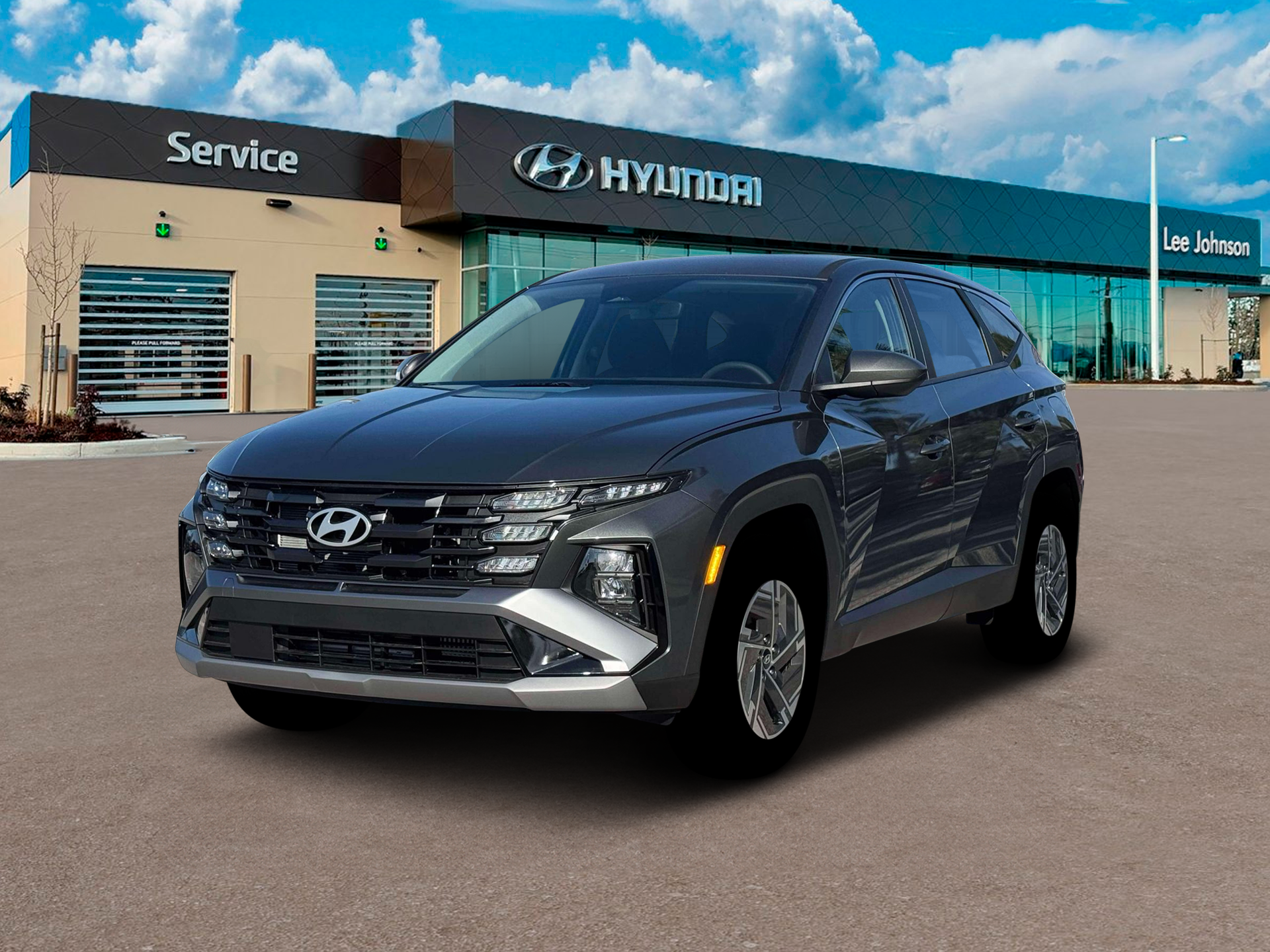 New 2026 Hyundai Tucson Hybrid Blue SUV