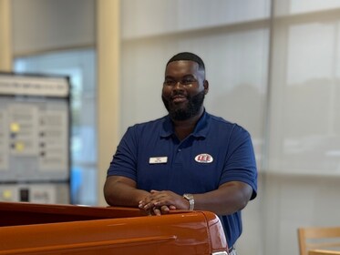 Staff member Ellis Hill from dd5a4fc582fb