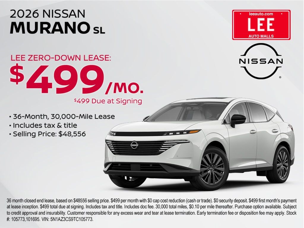 New 2026 Nissan Murano Platinum SUV