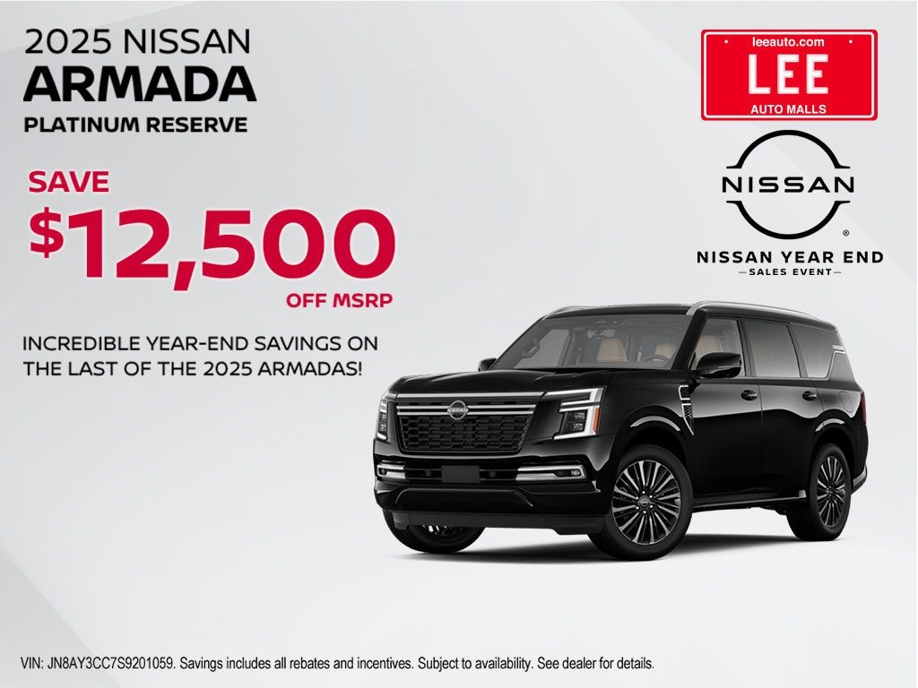 New 2026 Nissan Armada Platinum Reserve SUV