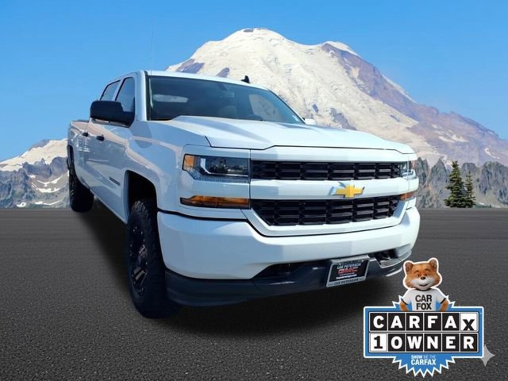 Used 2018 Chevrolet Silverado 1500 Custom Truck Crew Cab