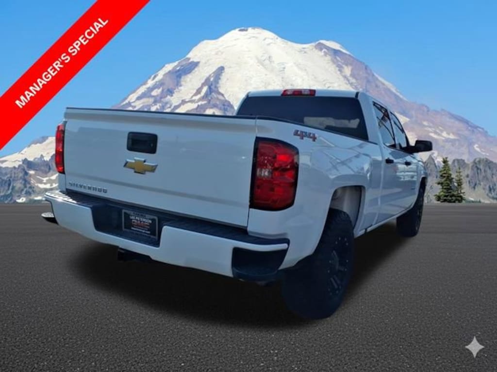 Used 2018 Chevrolet Silverado 1500 Custom Truck Crew Cab