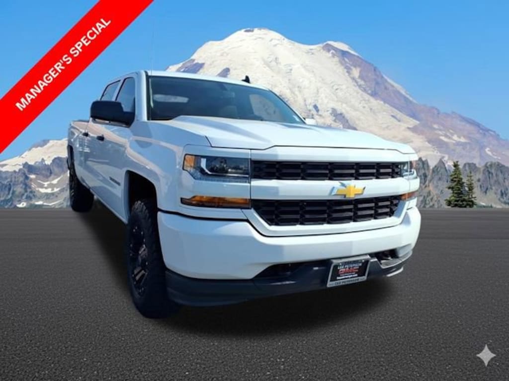 Used 2018 Chevrolet Silverado 1500 Custom Truck Crew Cab